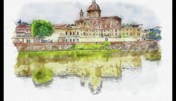 Reflecții arhitecturale: Desenarea clădirilor în acuarelă